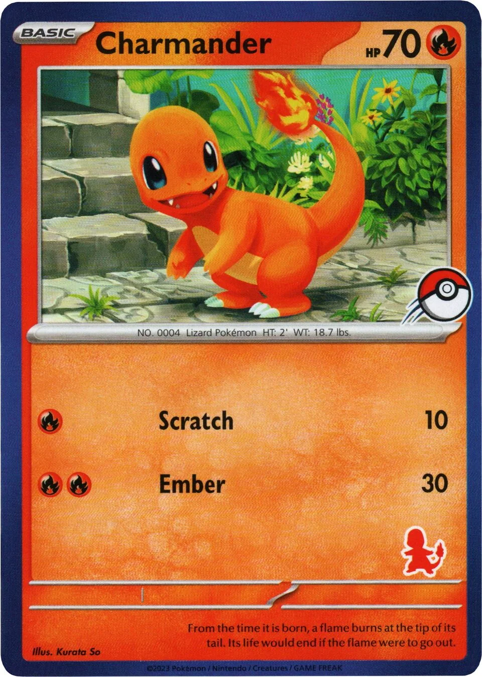 Charmander 「FBC No. 001」「EN」